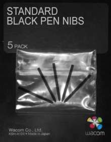 Náhradné hroty pre WACOM Intuos pero 5 ks - Standard Black Pen Nibs