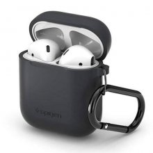 Spigen puzdro Silicone Case pre Apple Airpods - Black