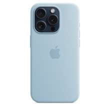 Apple iPhone 15 Pro Silicone Case with MagSafe - Light Blue