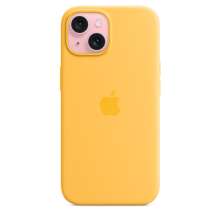 Apple iPhone 15 Silicone Case with MagSafe - Sunshine