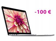 MacBook Pro o 100€ lacnejší