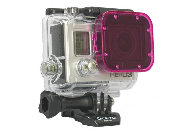 GOPRO HERO3 POLAR PRO CUBE FILTER MAGENTA