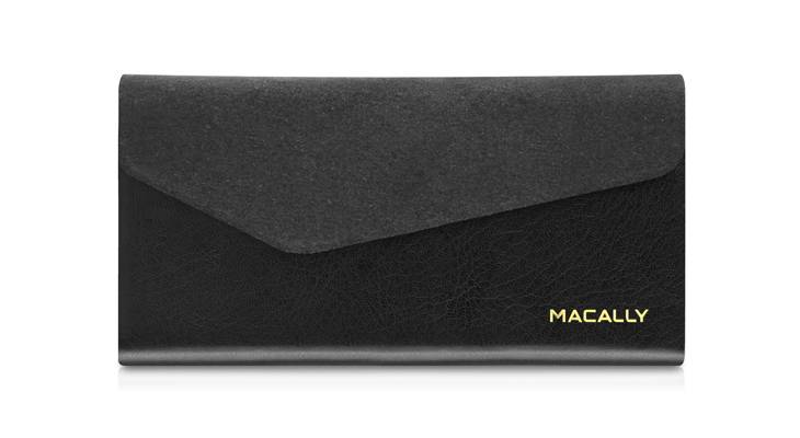 Protective Wallet Folio Case Čierny