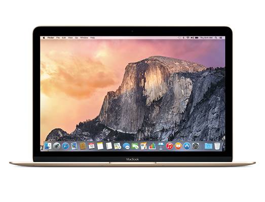 MacBook 12" Retina, 256 GB, Gold