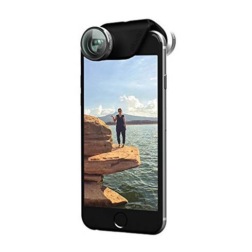 Olloclip 4-in-1 Lens System pre iPhone 6/6 Plus - Silver Lens/Black Clip