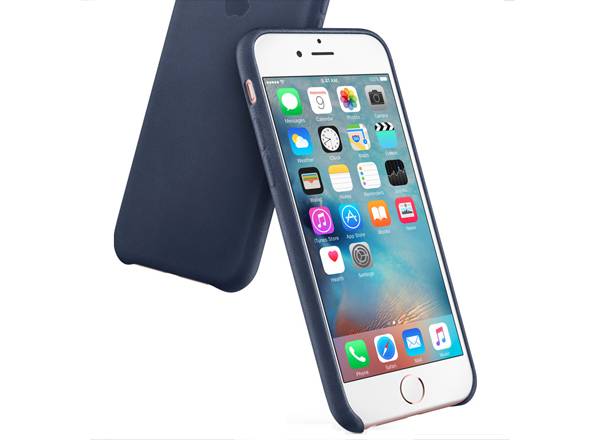 iPhone 6s Leather Case Midnight Blue