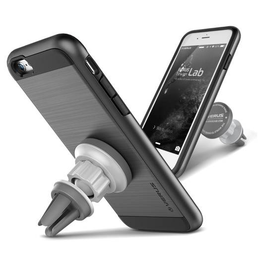 Verus Verge Magnetic Flat 2in1 - IPhone 6/6s ocelovo strieborný