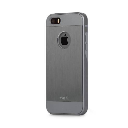 Moshi kryt iGlaze Armour pre iPhone SE - Gunmetal Gray