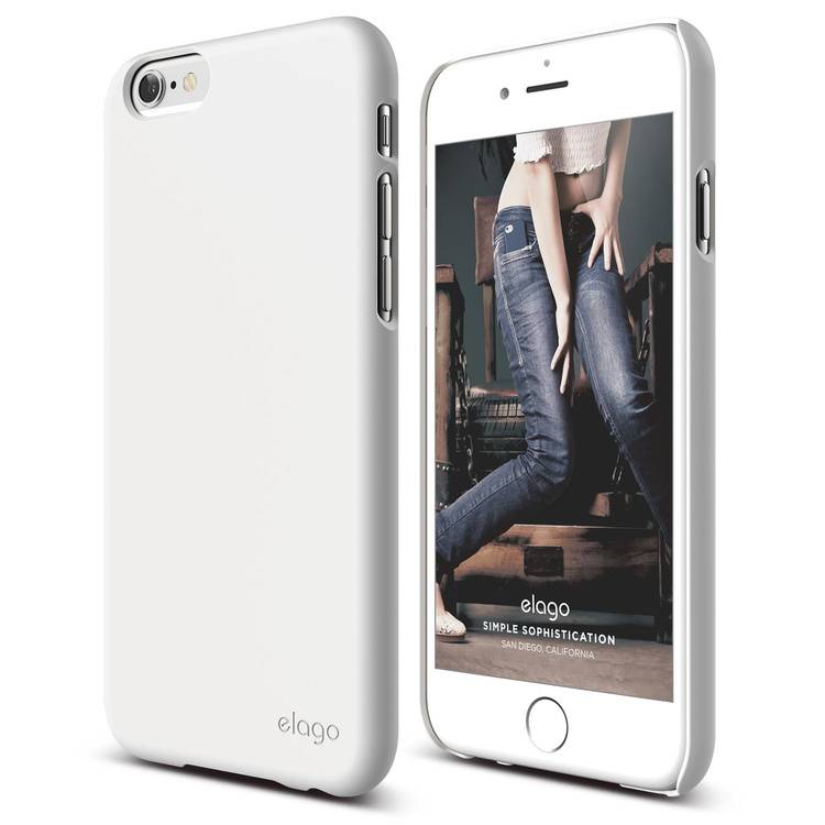 
                                                                                    ELAGO S6 Slim Fit 2 Case obal pre iPhone 6 White                                        