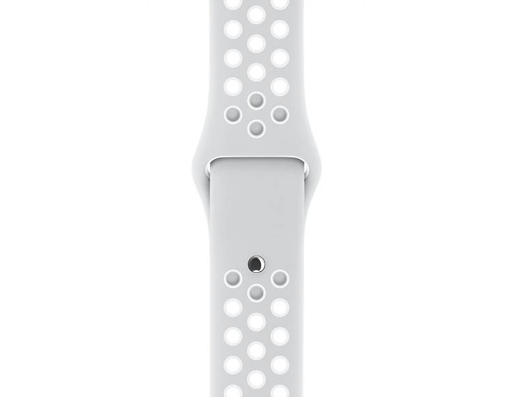 Apple Watch 42mm Pure Platinum/White Nike Sport Band
