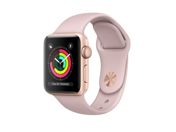 Watch Series 3 GPS 38mm Gold Aluminium with Pink Sand Sport Band