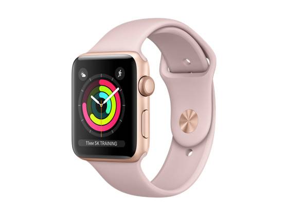 Watch Series 3 GPS 42mm Gold Aluminium with Pink Sand Sport Band