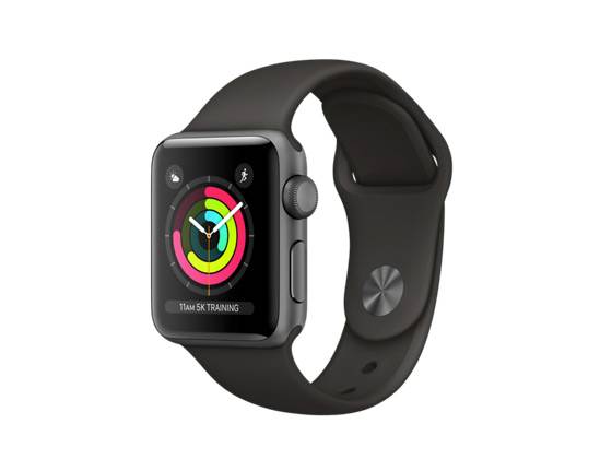 Watch Series 3 GPS 38mm Space Grey Aluminium with Grey Sport Band