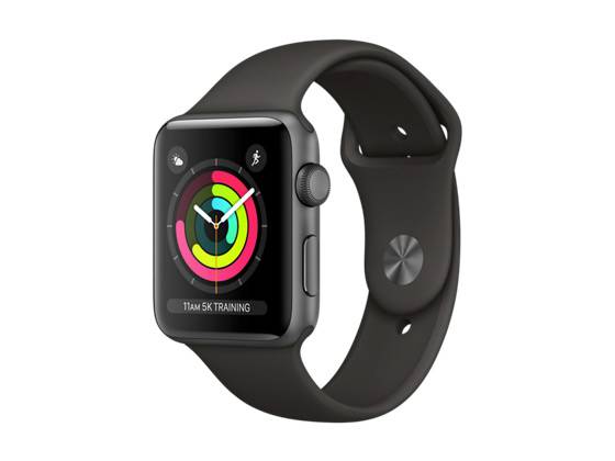 Watch Series 3 GPS 42mm Space Grey Aluminium with Grey Sport Band