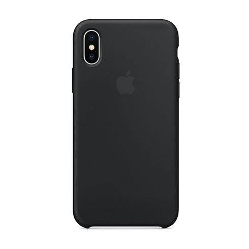 Apple iPhone X/Xs Silicone Case - Black