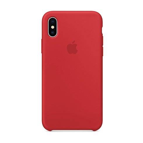 Apple iPhone X/Xs Silicone Case - (PRODUCT)RED