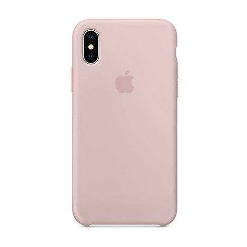 Apple iPhone X/Xs Silicone Case - Pink Sand