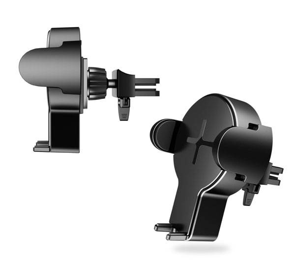ROCK W2 - Qi Wireless Car Charger, Black