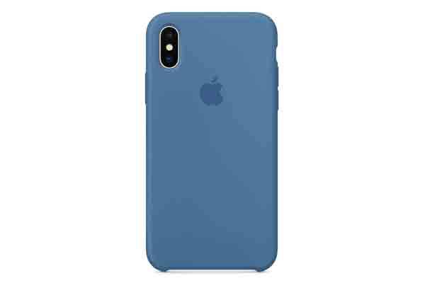 Apple iPhone X Silicone Case - Denim Blue