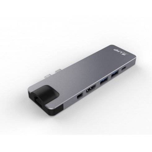 
                                                                                    LMP Adapter USB-C Compact Dock 4K 8Port Space Gray                                        
