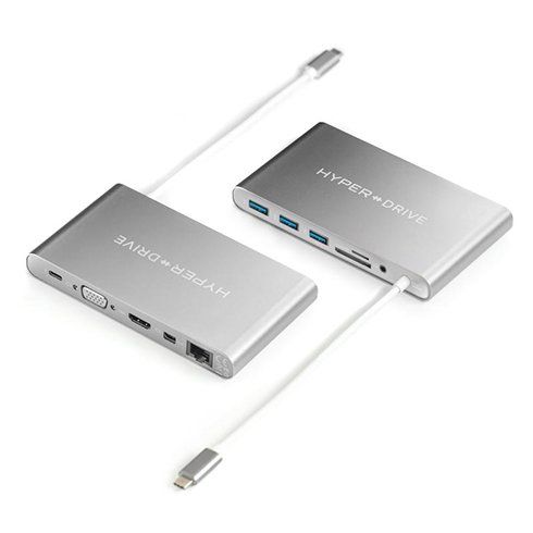 
                                                                                    Hyper Drive Ultimate Adapter USB-C Hub – Space Gray                                        