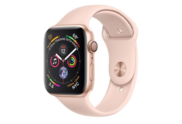 Watch series 4 GPS 44 mm Gold Aluminum Case with Pink Sand Sport Band