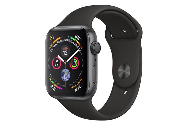 Watch series 4 GPS 44 mm Space Gray Aluminum Case with Black Sport Band