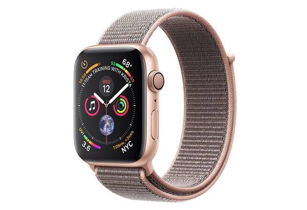 Watch series 4 GPS 40 mm Gold Aluminum Case with Pink Sand Sport Loop