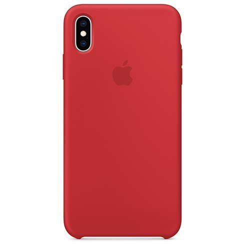 Apple iPhone XS Max Silicone Case - (PRODUCT)RED