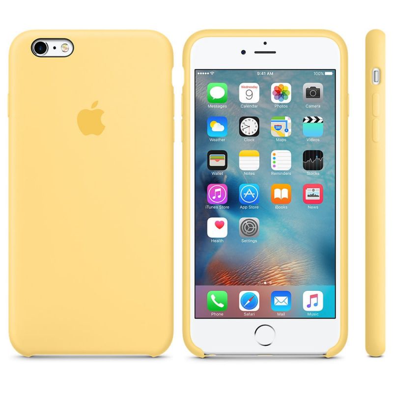 iPhone 6s Plus Silicone Case Yellow