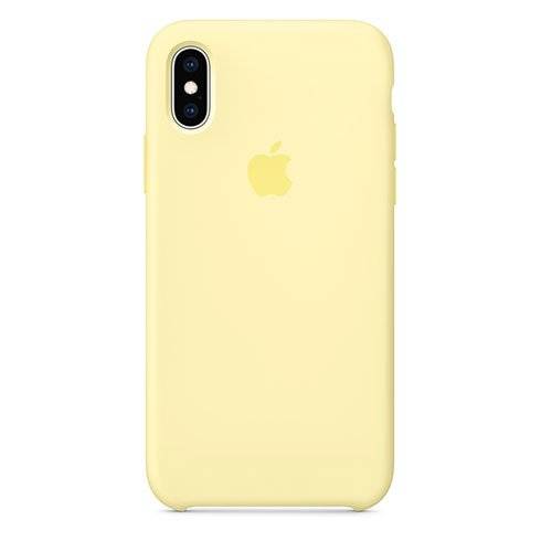 Apple iPhone X/Xs Silicone Case - Mellow Yellow
