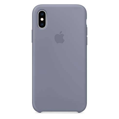 Apple iPhone X/Xs Silicone Case - Lavender Gray