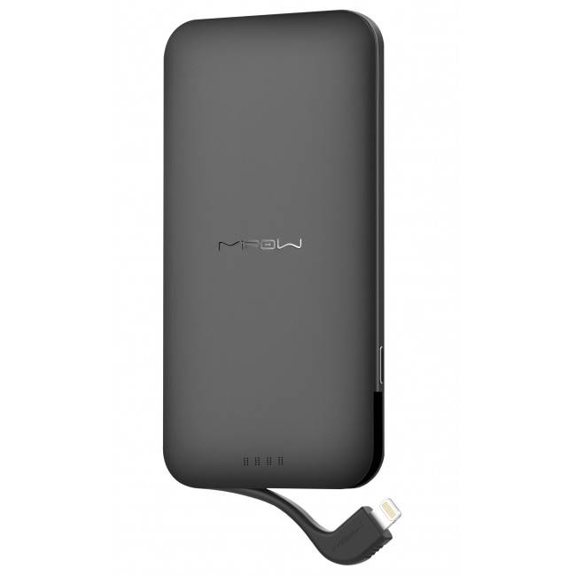 MiPow externá batéria Power Cube 5000 Lightning - čierna