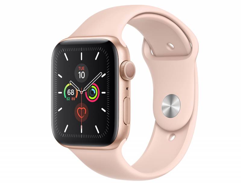Watch Series 5 GPS, 44mm Gold Aluminium Case with Pink Sand Sport Band