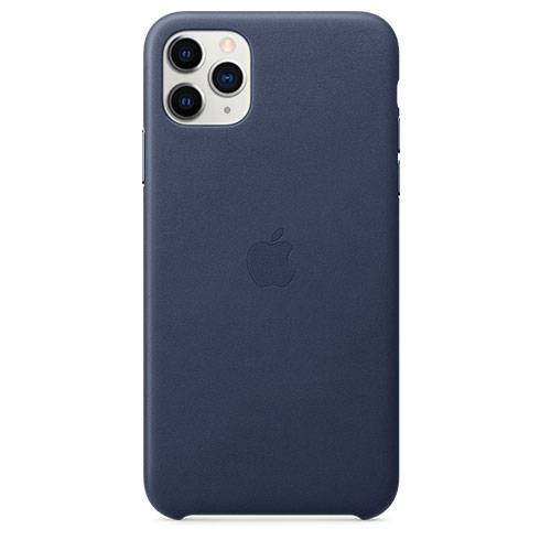 Apple iPhone 11 Pro Max Leather Case - Midnight Blue