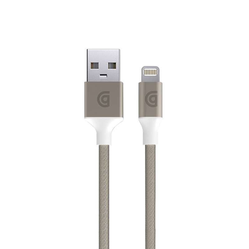 Griffin USB-Lightning kábel s nylonovým opletením Gold