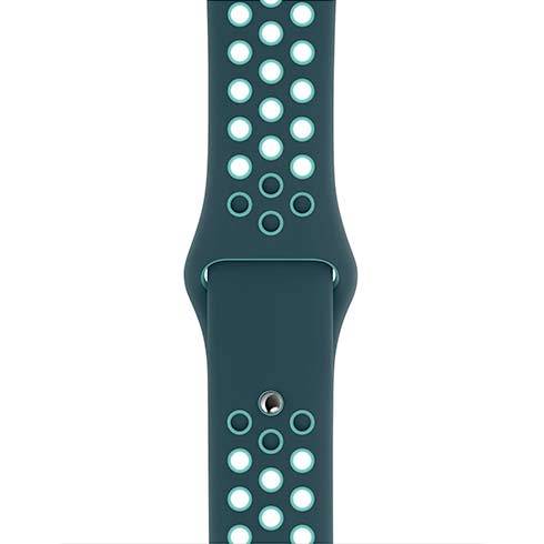 Apple Watch 40mm Midnight Turquoise/Aurora Green Nike Sport Band - Regular