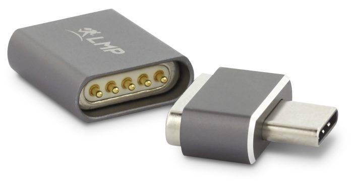 
                                                                                    LMP Magnetic Safety adapter USB-C - Space Gray                                        
