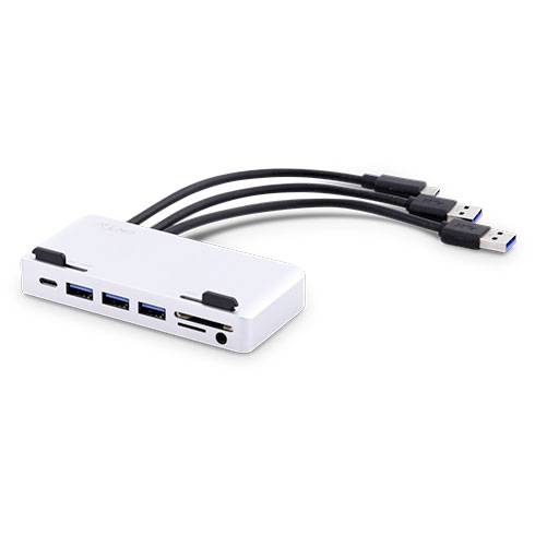 LMP USB-C Attach Dock Pro Hub - Silver Aluminium