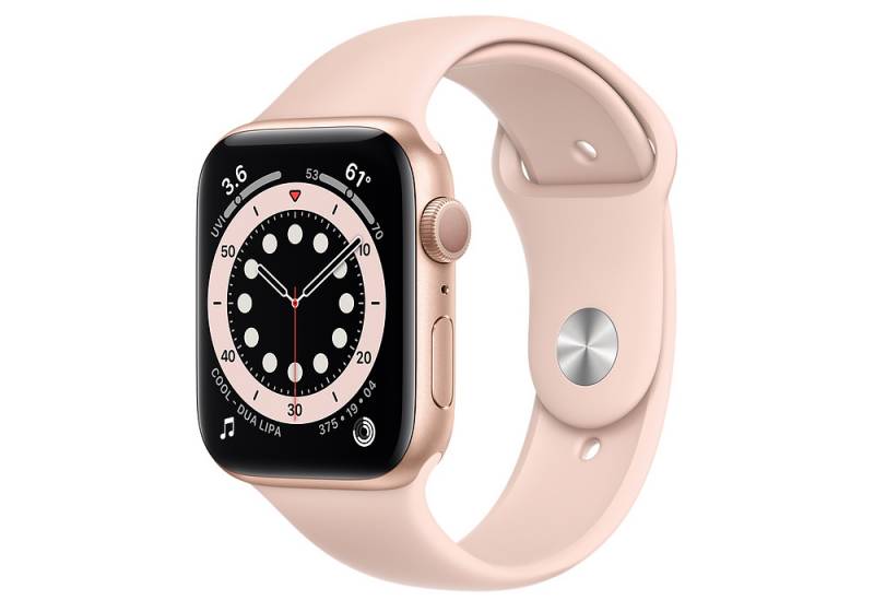 Watch Series 6 GPS, 40mm Gold Aluminium Case with Pink Sand Sport Band