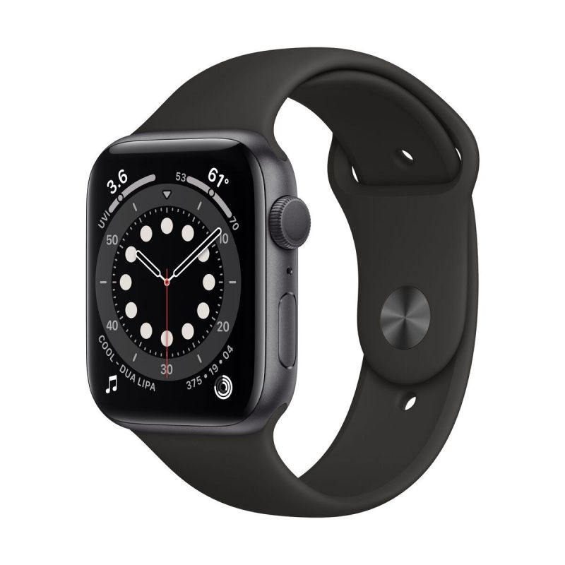 Watch Series 6 GPS, 40mm Space Gray Aluminium Case with Black Sport Band