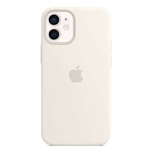 
                                                                                    Apple iPhone 12 mini Silicone Case with MagSafe - White                                        