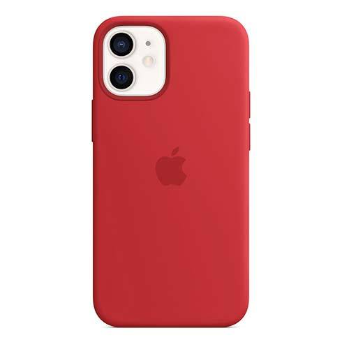 
                                                                                    Apple iPhone 12 mini Silicone Case with MagSafe - (PRODUCT)RED                                        