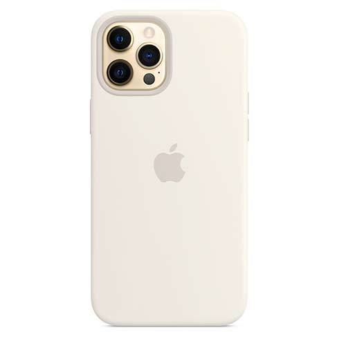 Apple iPhone 12 Pro Max Silicone Case with MagSafe - White