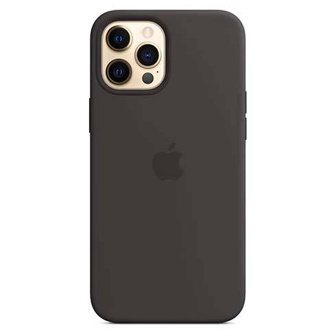 Apple iPhone 12 Pro Max Silicone Case with MagSafe - Black