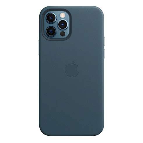 Apple iPhone 12/12 Pro Leather Case with MagSafe - Baltic Blue
