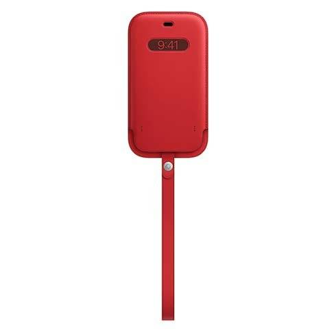 Apple iPhone 12/12 Pro Leather Sleeve with MagSafe - (PRODUCT)RED