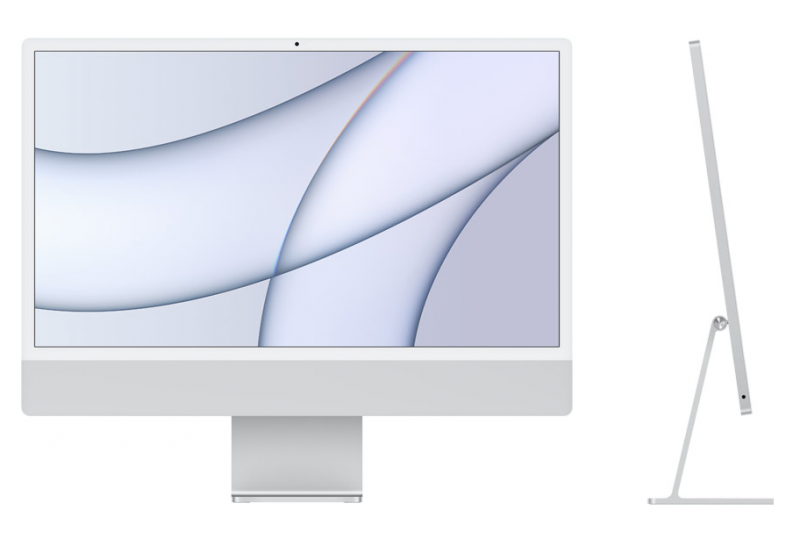 
                                                                                    iMac 24" 4.5K Apple M1 8-core CPU 8-core GPU 8GB 256GB Silver                                        