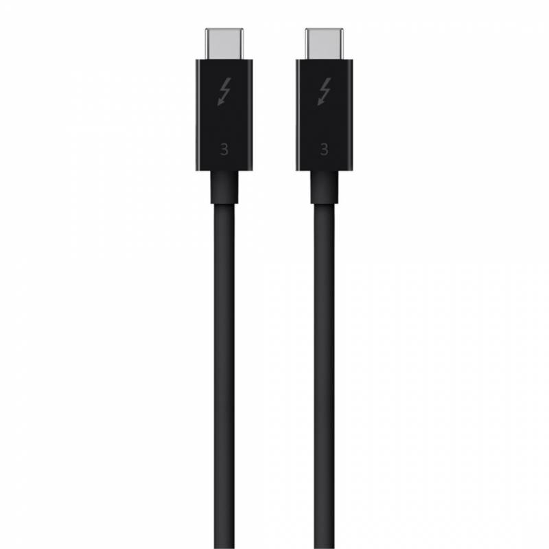 
                                                                                    BELKIN CABLE, THUNDERBOLT3 USB-C/0,8m/5A/100W/čierny                                        