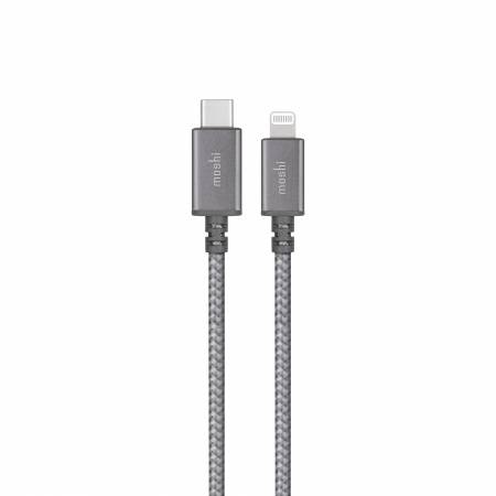 
                                                                                    Moshi Integra USB-C / Lightning 1.2m - Titanium Grey                                        